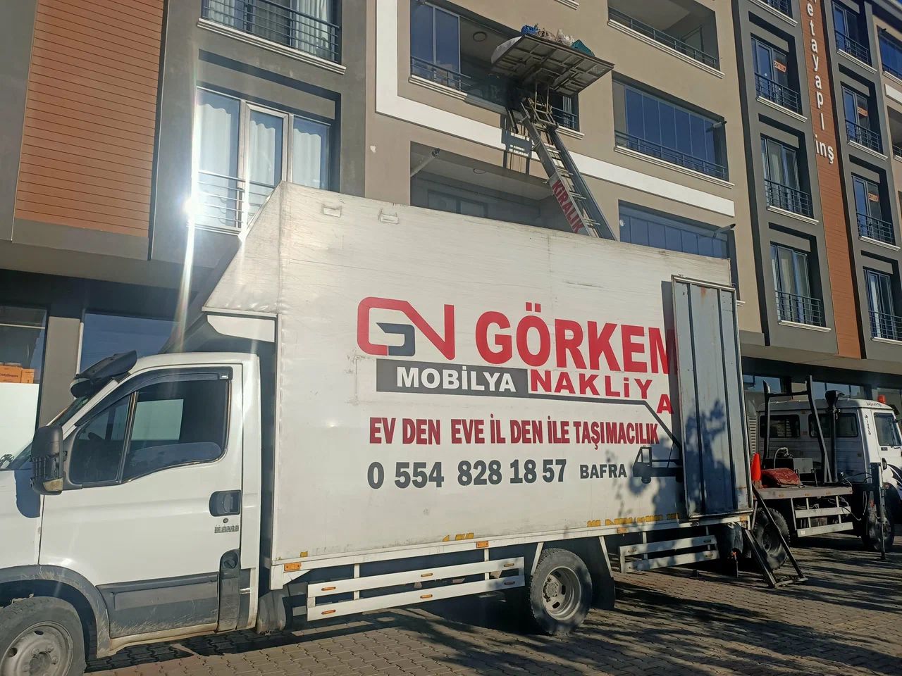 Bafra Görkem Nakliyat saha çalışması
